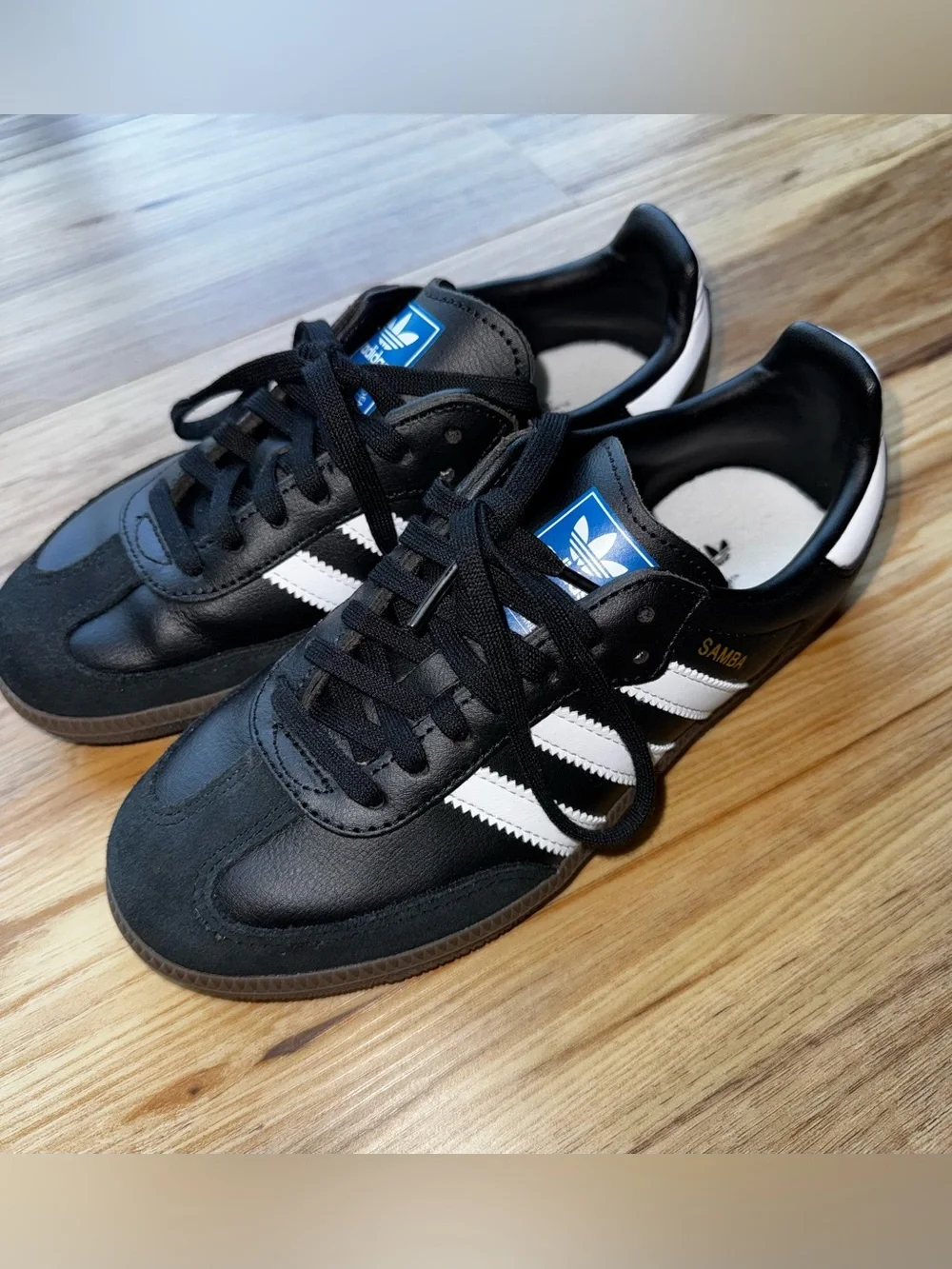 adidas Kids Black and White Samba OG Shoes